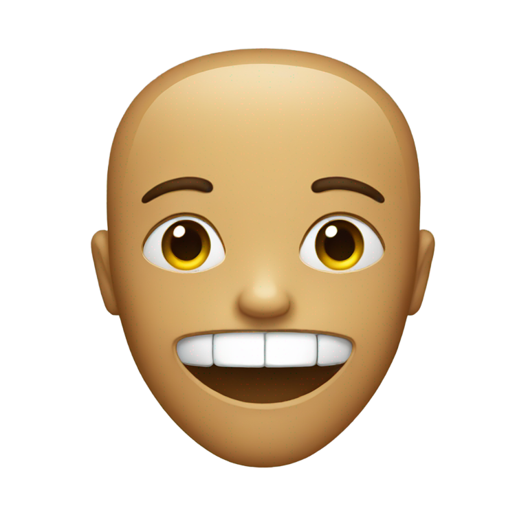 genmoji : Visage avec bouche en V