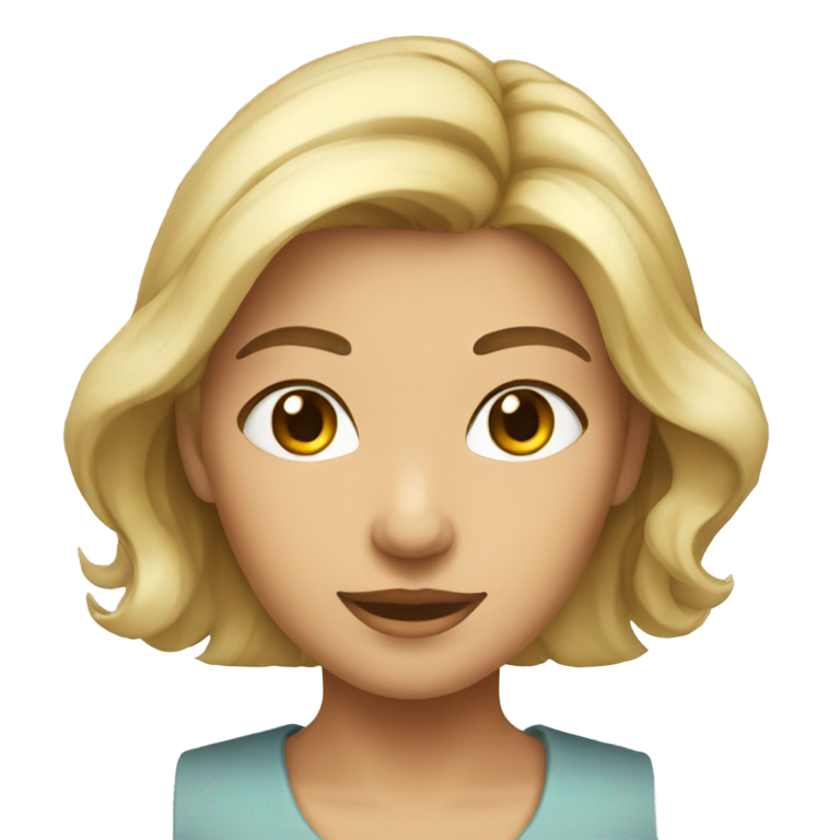 genmoji: personnage femme chrétienne