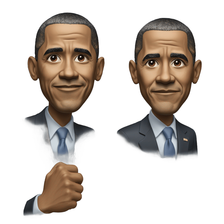 genmoji：超现实主义，4K，完美品质，无缺陷，无畸形，巴拉克奥巴马