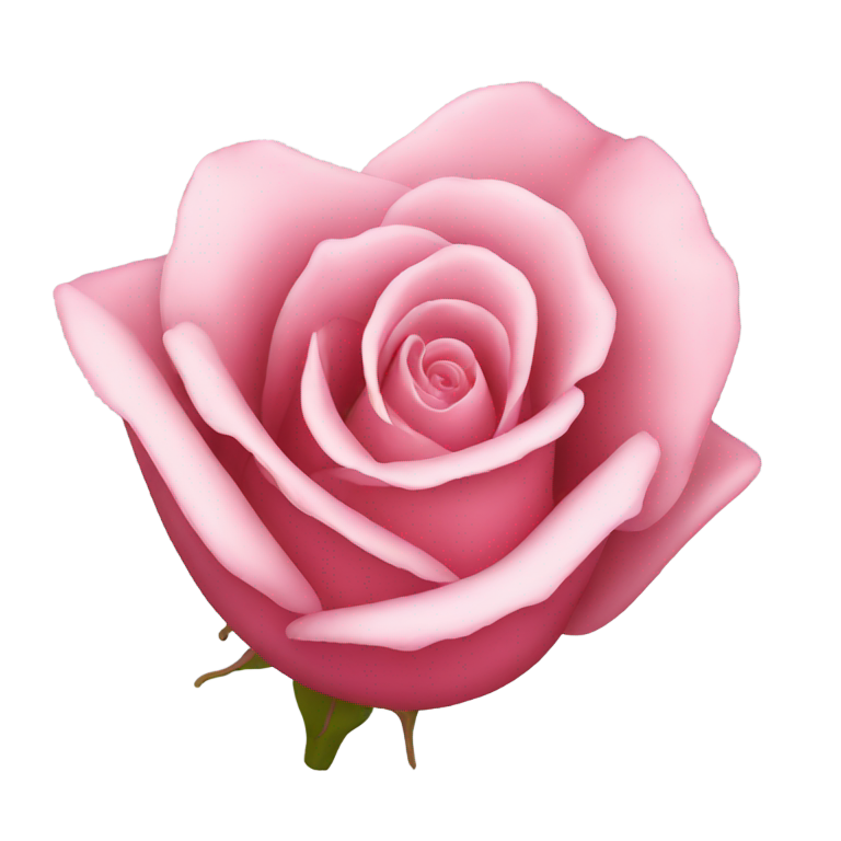 genmoji : Un pétale de rose