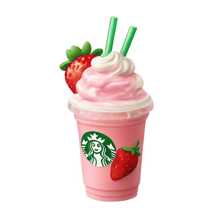 genmoji : Frappé à la fraise