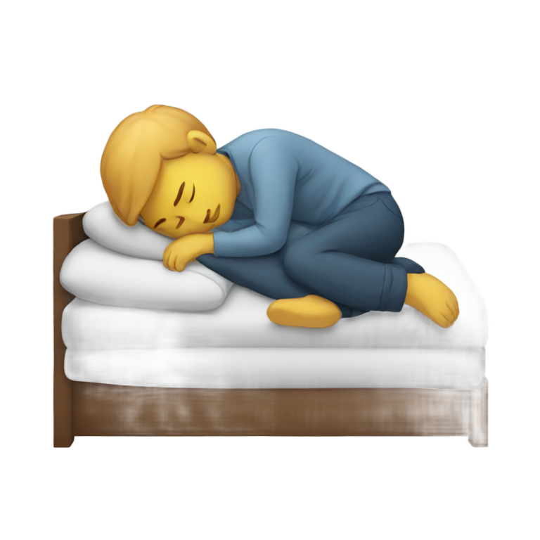 genmoji：一个人在小睡