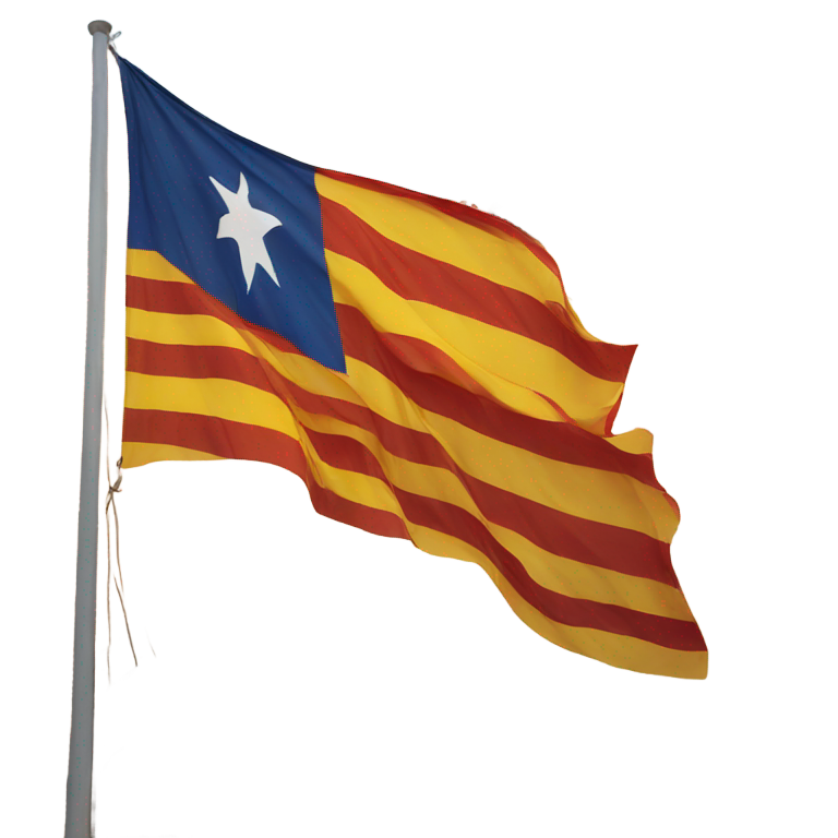 絵文字：カタルーニャの旗
