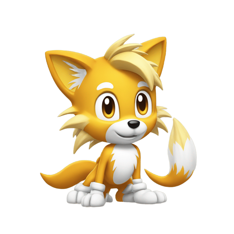 genmoji : Queue de Sonic