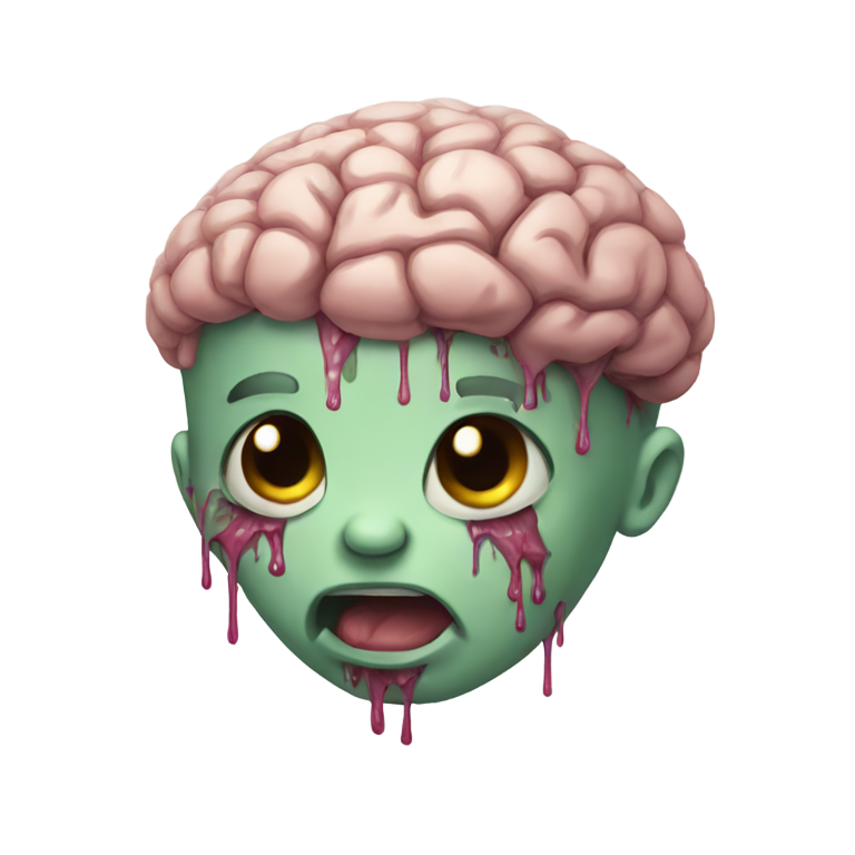 genmoji: Baby Brain Zombie