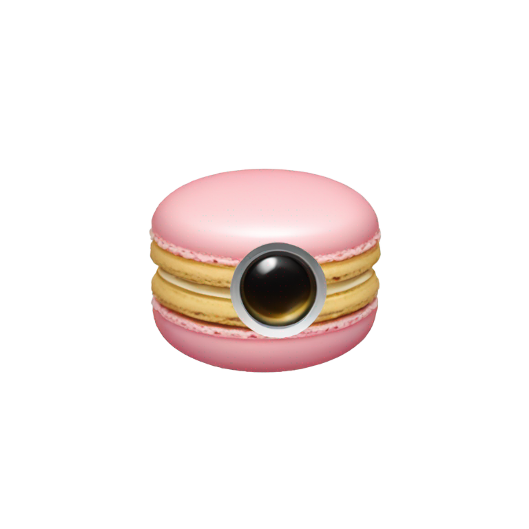絵文字：アイピース付きマカロン