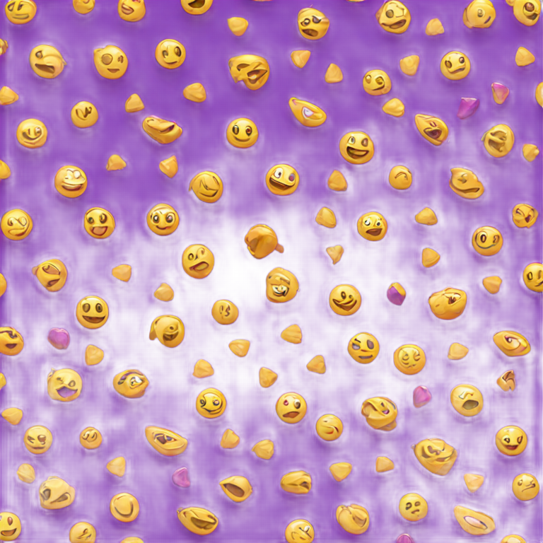 genmoji：紫色光环表情符号