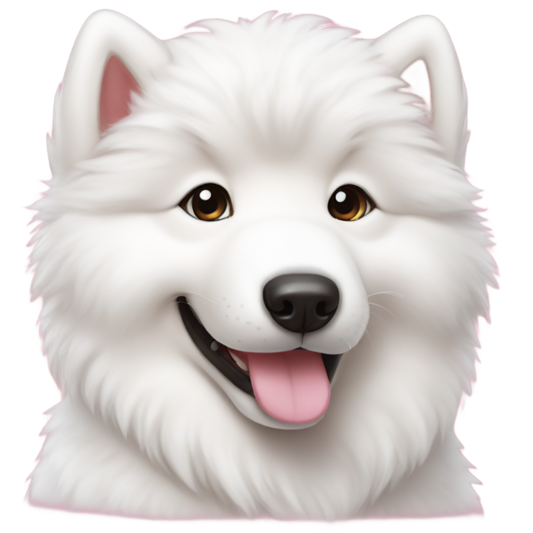 genmoji：可爱的萨摩耶幼犬