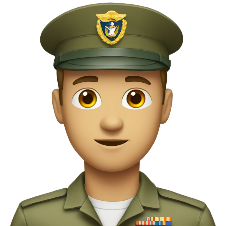 genmoji：Military guy