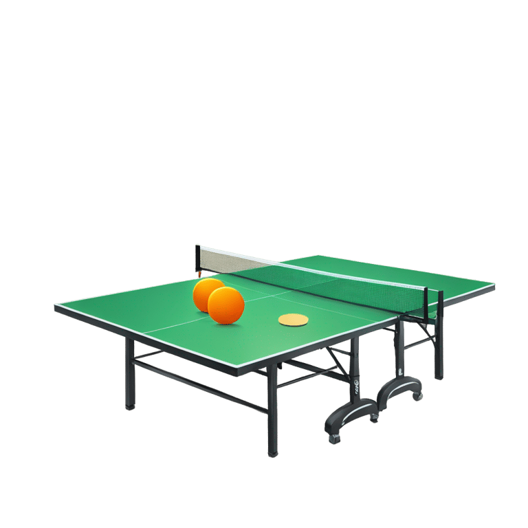 絵文字：table tennis with a small table