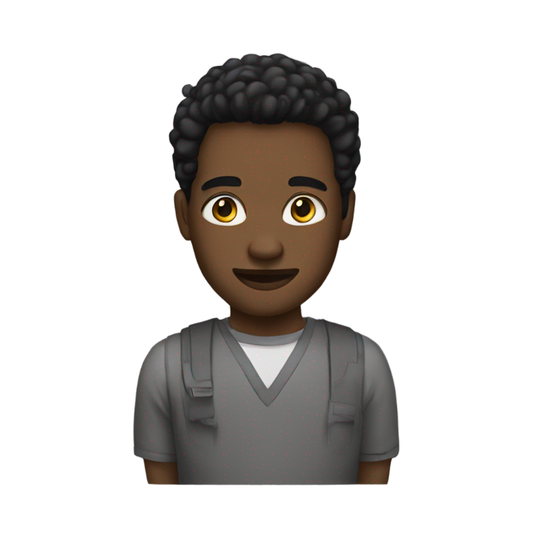 genmoji：黑色头盔