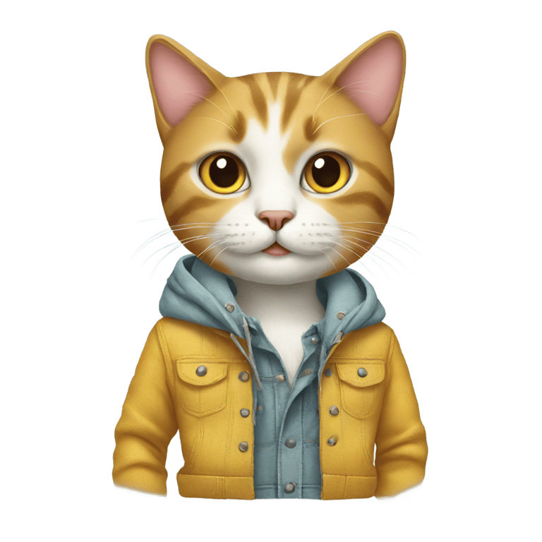 genmoji：穿着衣服的猫