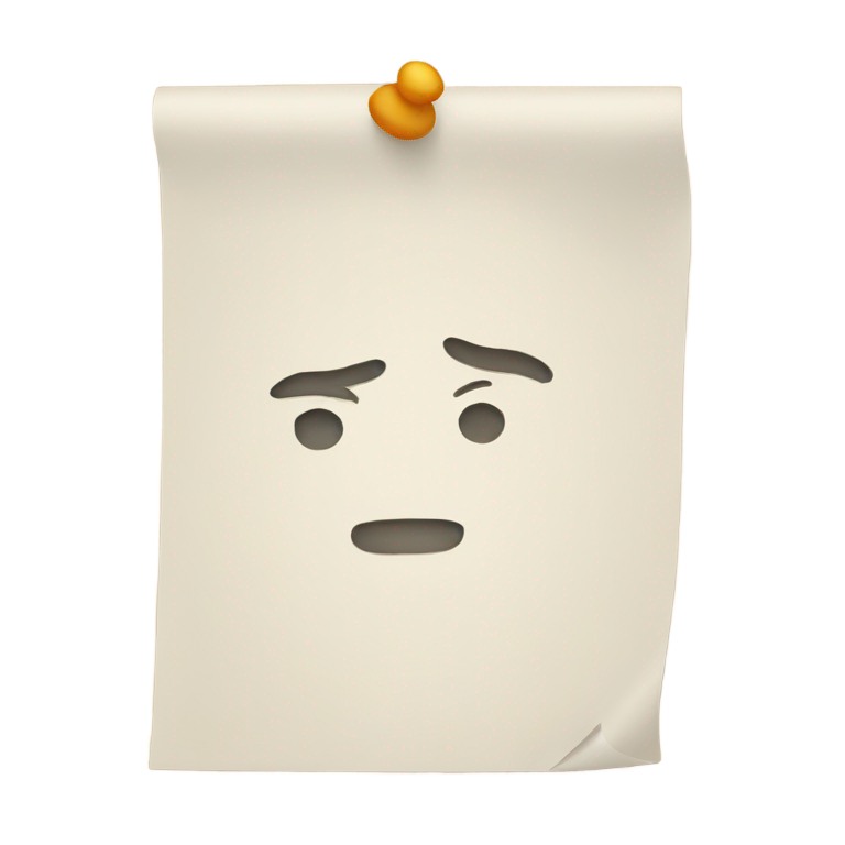 genmoji: list on paper