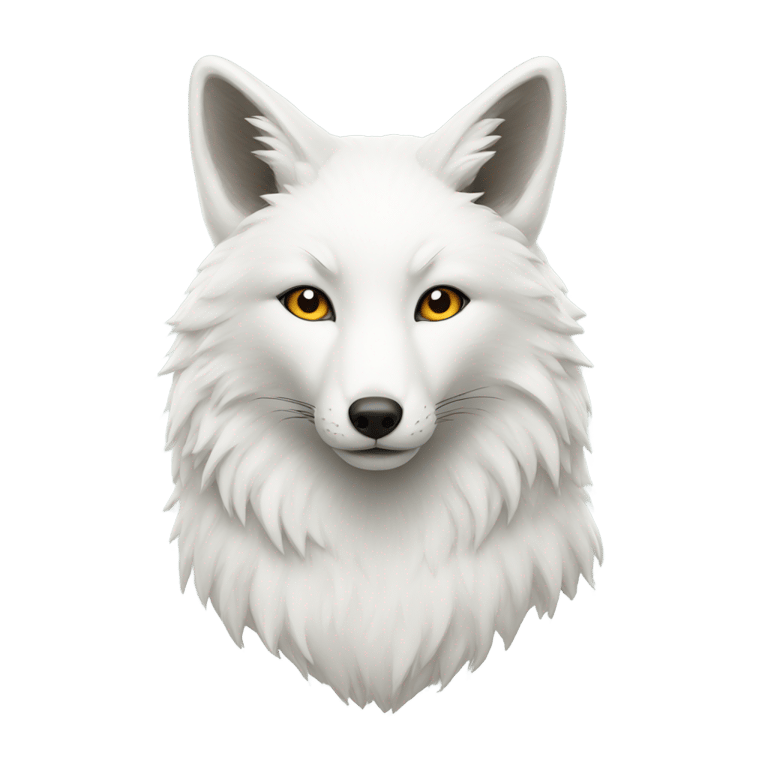 genmoji : Renard blanc