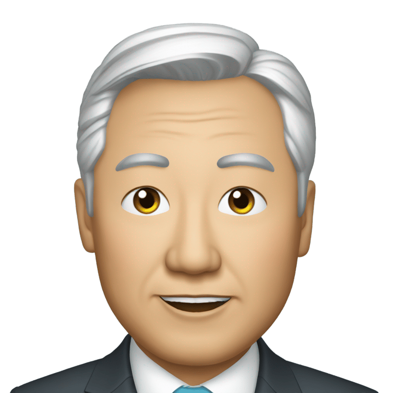絵文字：The president of kazakhstan