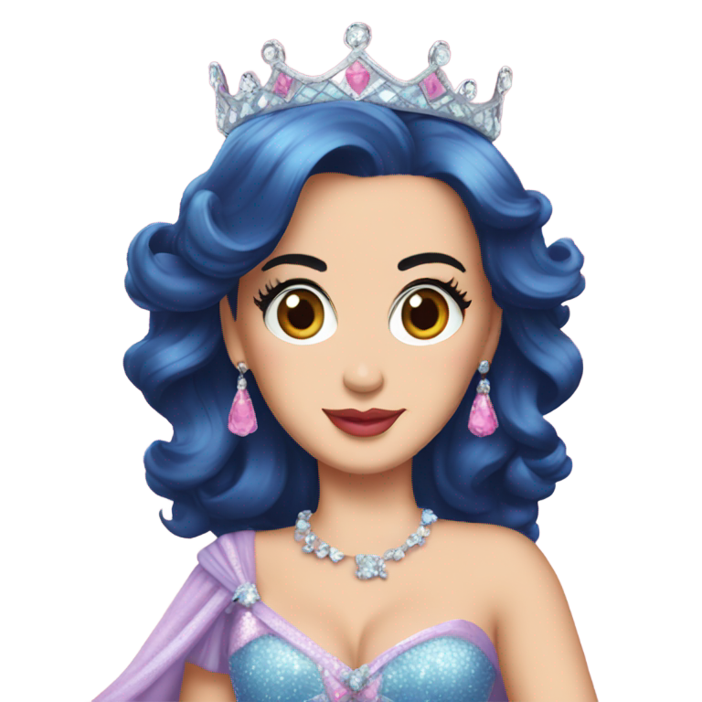 genmoji：凯蒂·佩里公主装扮