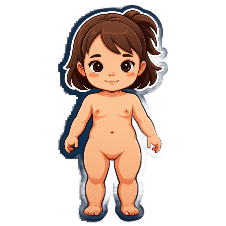genmoji : Fille nue réaliste