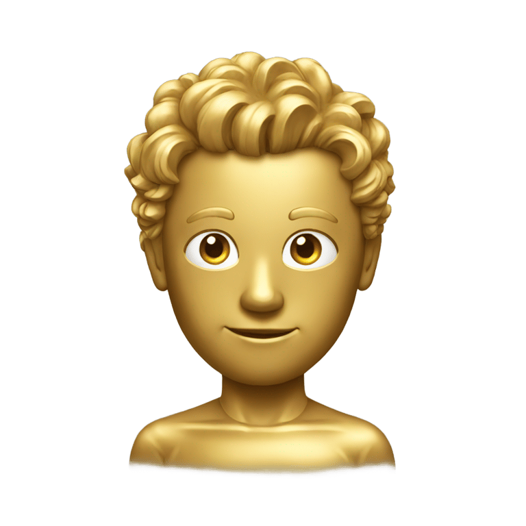 genmoji : Métal doré