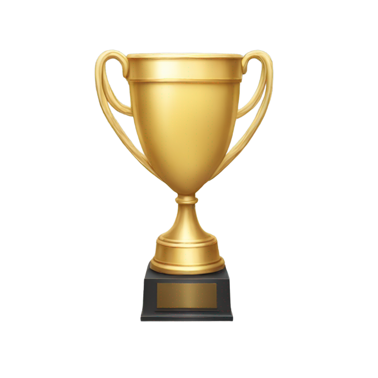 genmoji : Une médaille trophée en or