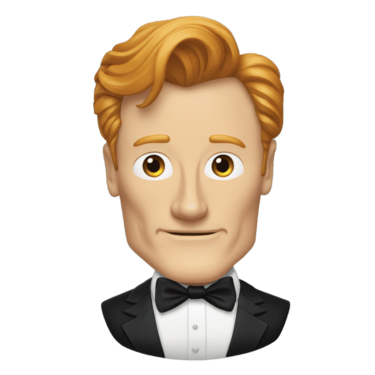 genmoji : smoking de Conan O'Brien