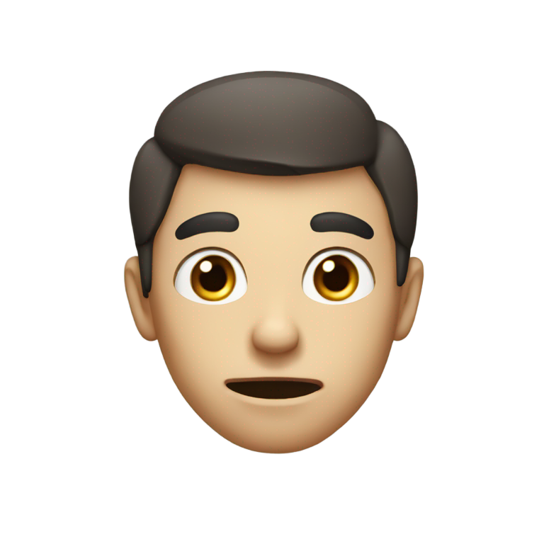 genmoji : generate me an emoji, in apple style. he has heart eyes, and is throwing insults