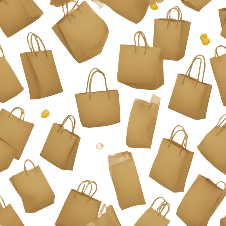 genmoji：可爱的购物袋