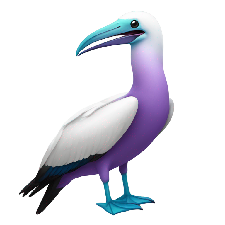 genmoji : Ce Fou à pieds violets