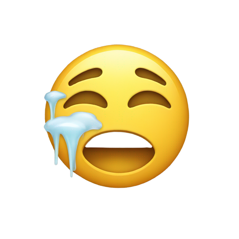genmoji：吸着电子烟哭泣的表情符号