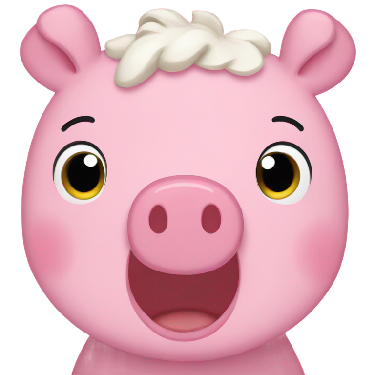 genmoji：PEAK 佩奇猪表情