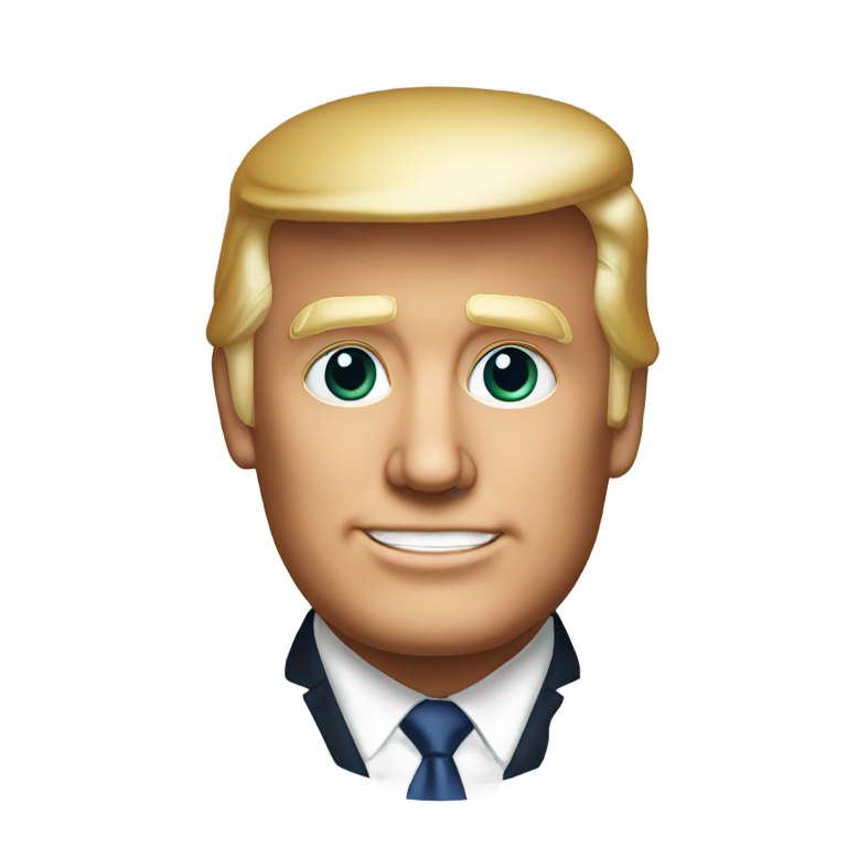 絵文字：大統領トランプ