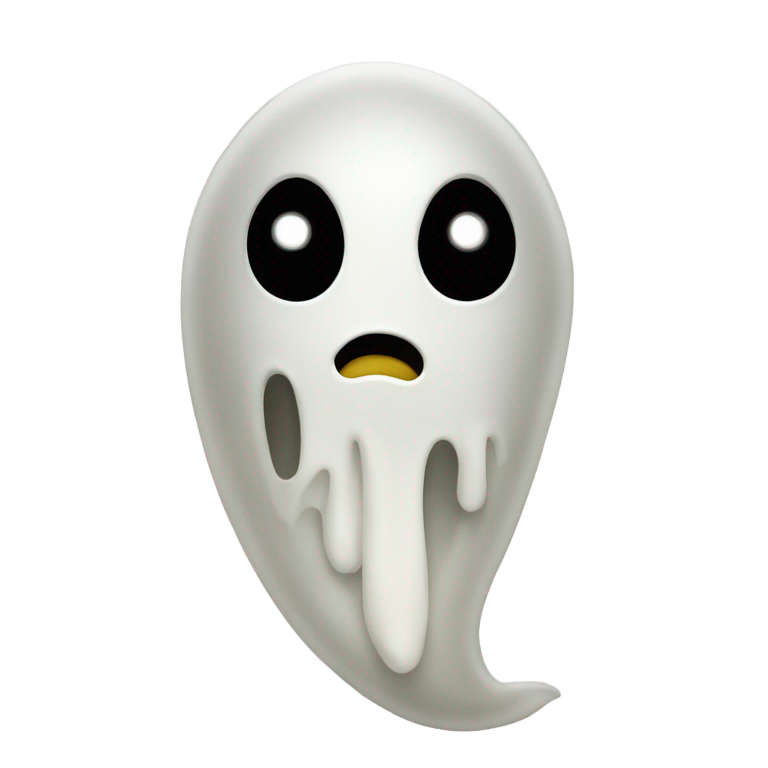 genmoji：拉链嘴的鬼魂