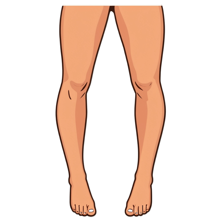 genmoji: Nude woman legs spread