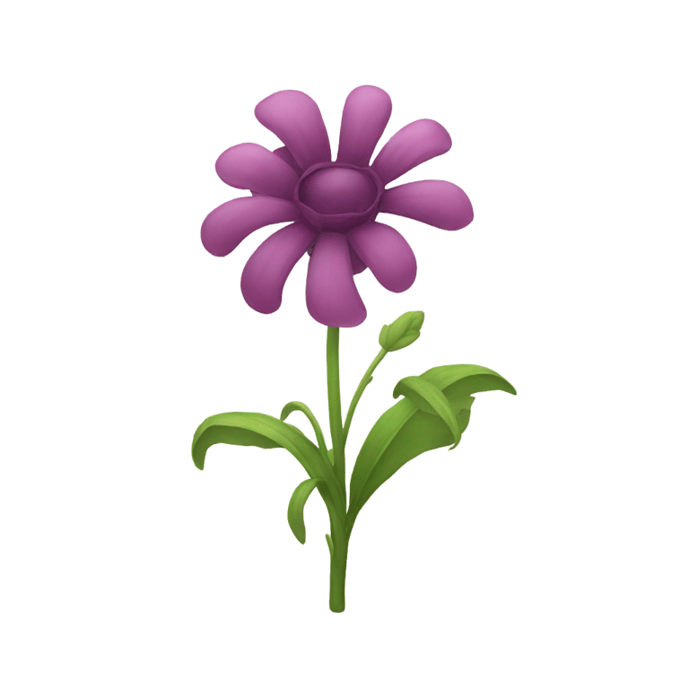 genmoji: weird flower