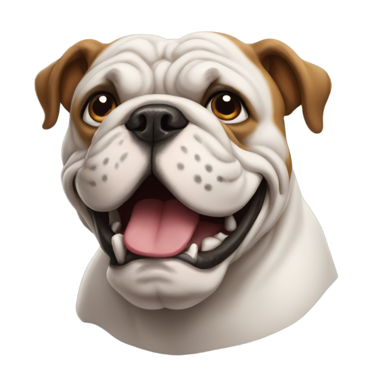 genmoji: A bulldog
