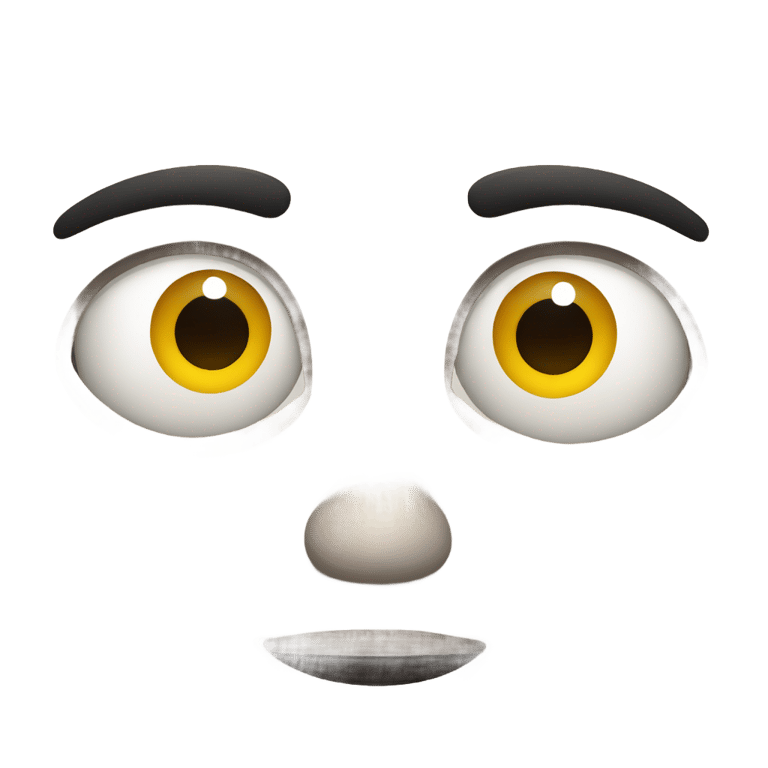 genmoji：斗鸡眼的人
