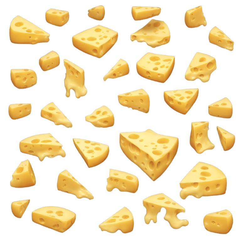 genmoji : Gooey cheese