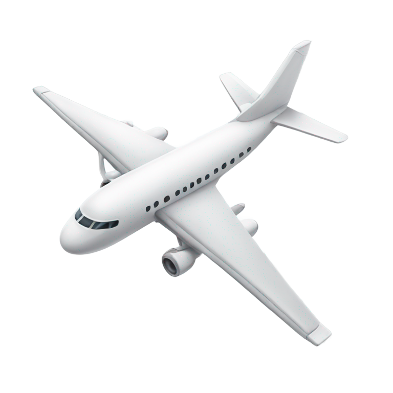 絵文字：white airplane