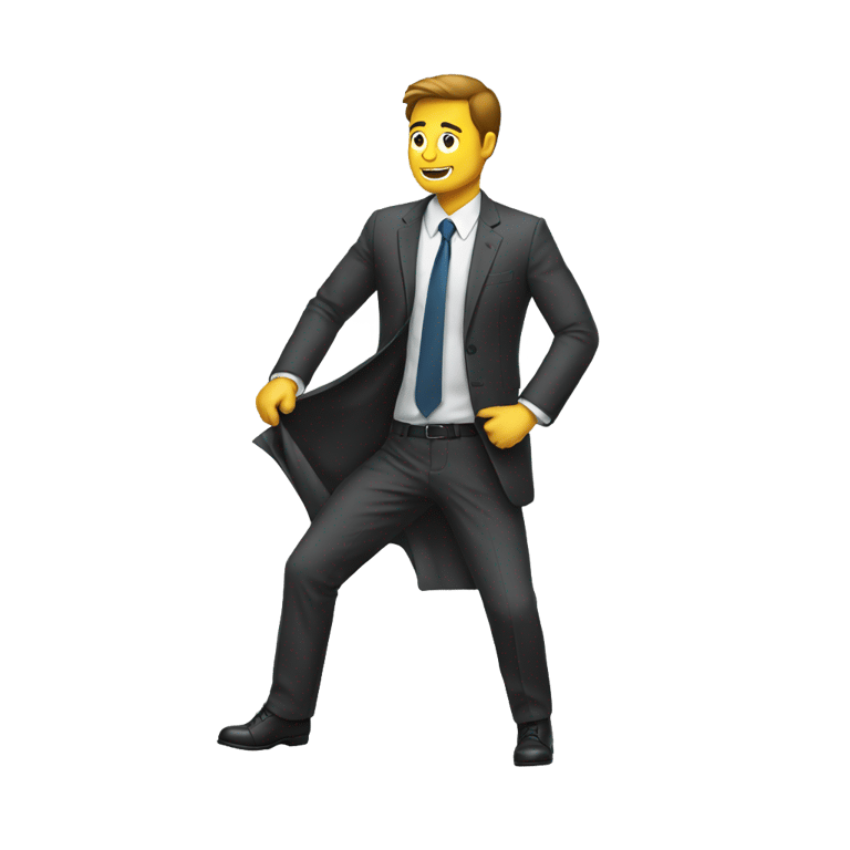 genmoji：男人脱掉西装