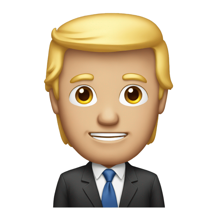 絵文字：ドナルド・トランプ