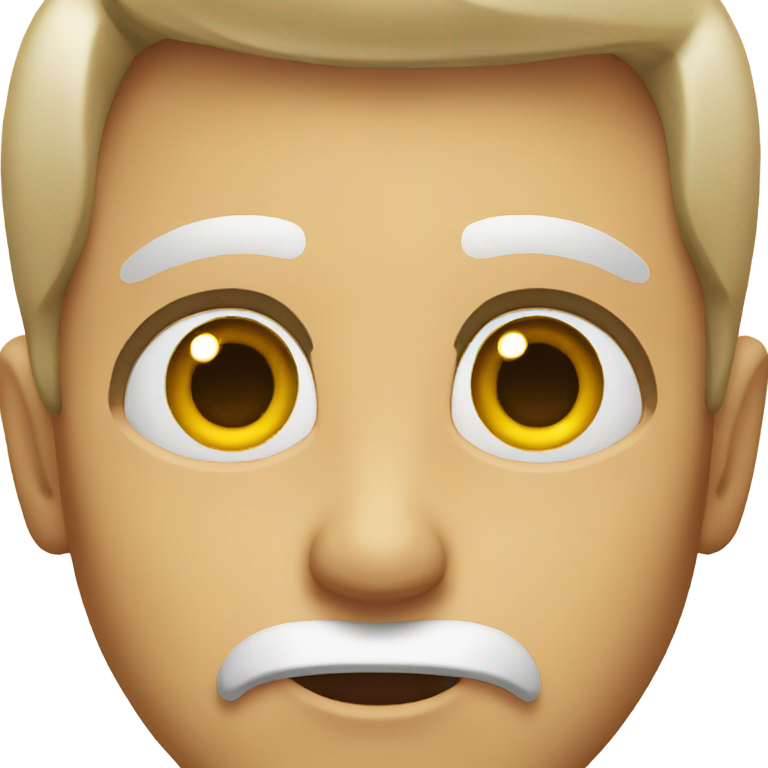 genmoji : gros regard de côté