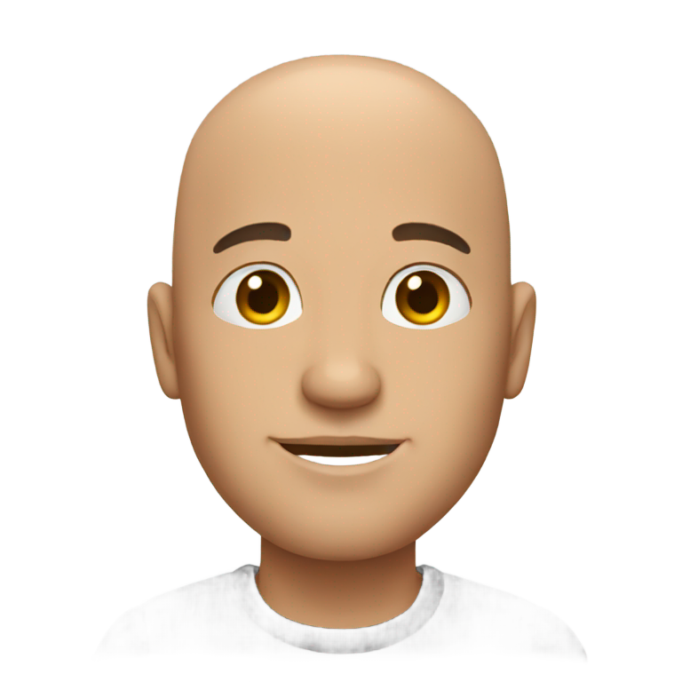 genmoji : homme chauve