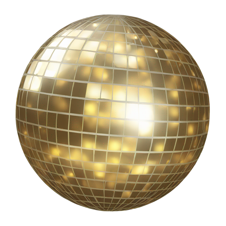 genmoji：disco ball