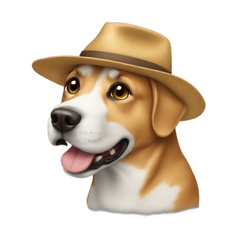 genmoji：狗狗帽子