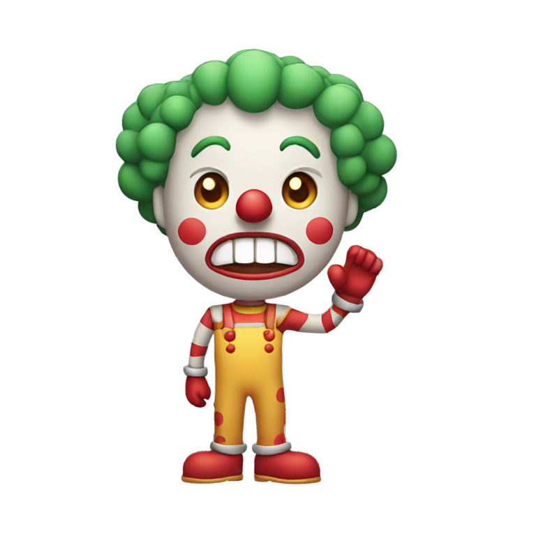 genmoji：小丑、愤怒、敬礼、力量