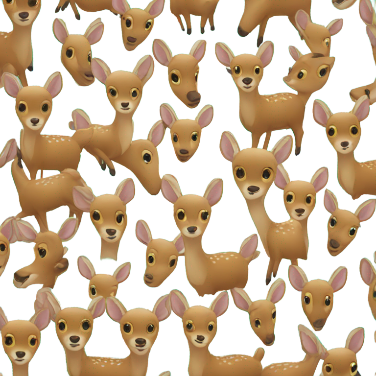 genmoji : J'ai entendu parler de plusieurs cerfs.