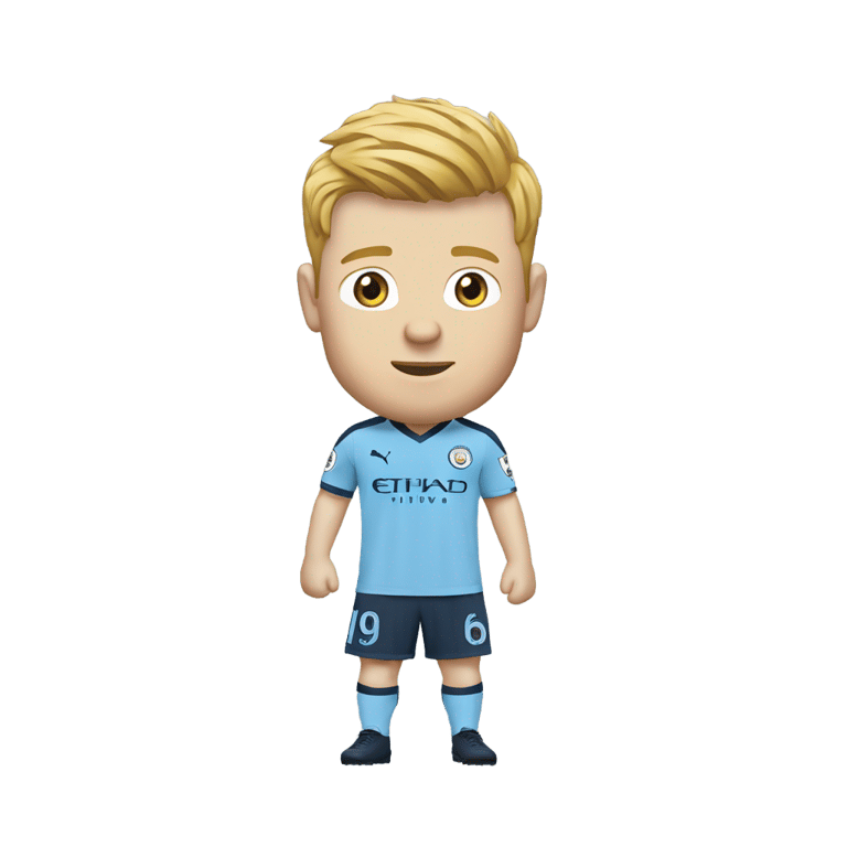 genmoji: Kdb MANCHESTER CITY FC