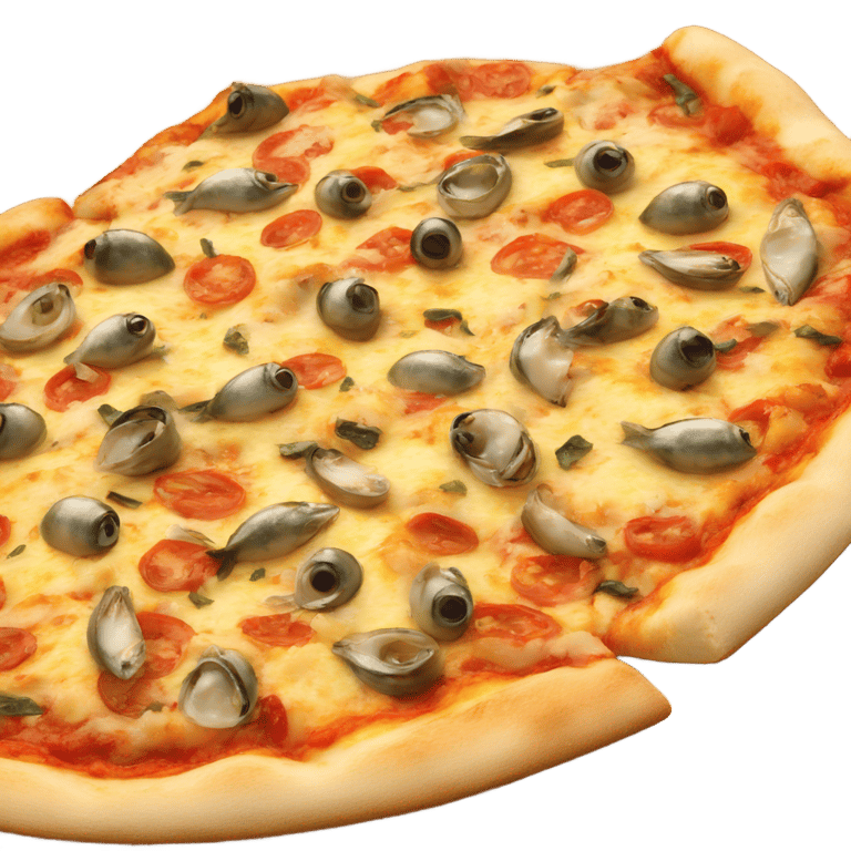 絵文字：anchovy pizza
