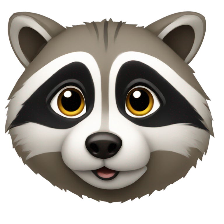 genmoji：肥浣熊
