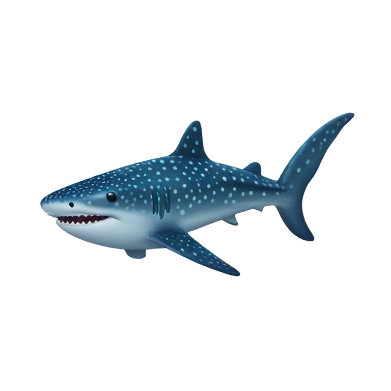 genmoji: lil whale shark