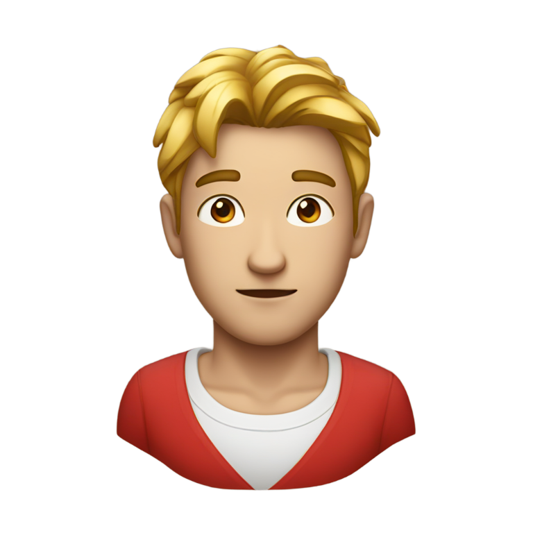 genmoji：红眼黑眼圈的男人